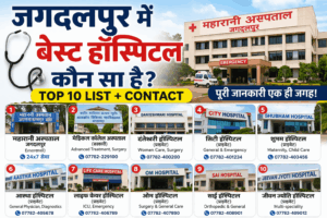 Jagdalpur mein best hospital kaun sa hai