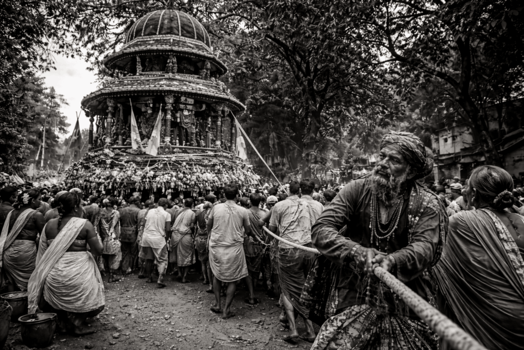 Rath Yatra (B/W