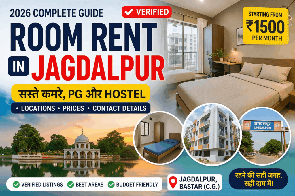 Room rent in Jagdalpur 2026 verified listings with price and contact details